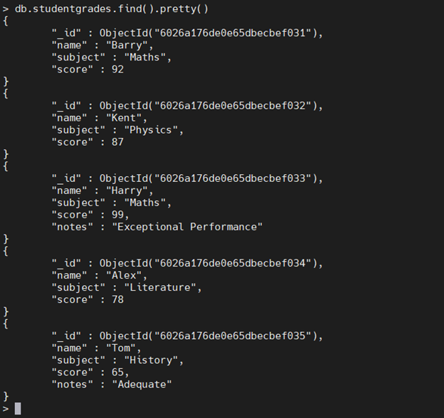 The _id field is the Default _id Index.
