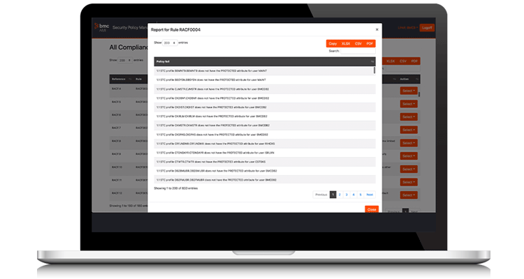 All compliance Reports